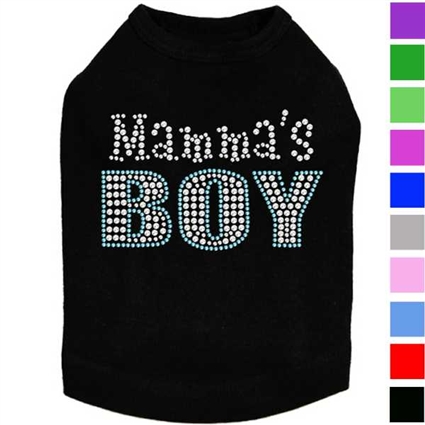 mama's boy dog shirt