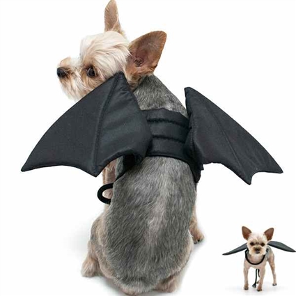  Strangefly Halloween Dog Bat Costume, Dog Bat Wings