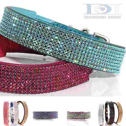 Luxury dog collars with crystals