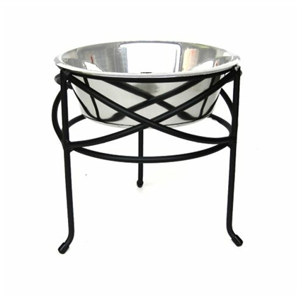 Black Steel Raised Dog Feeder | Size XL | Orvis